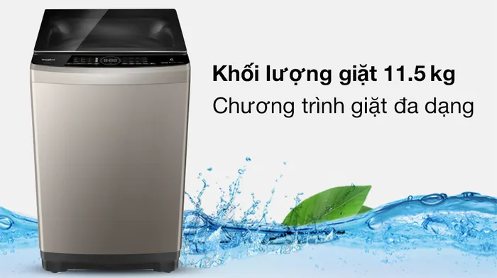 khối lượng giặt 11.5 kg